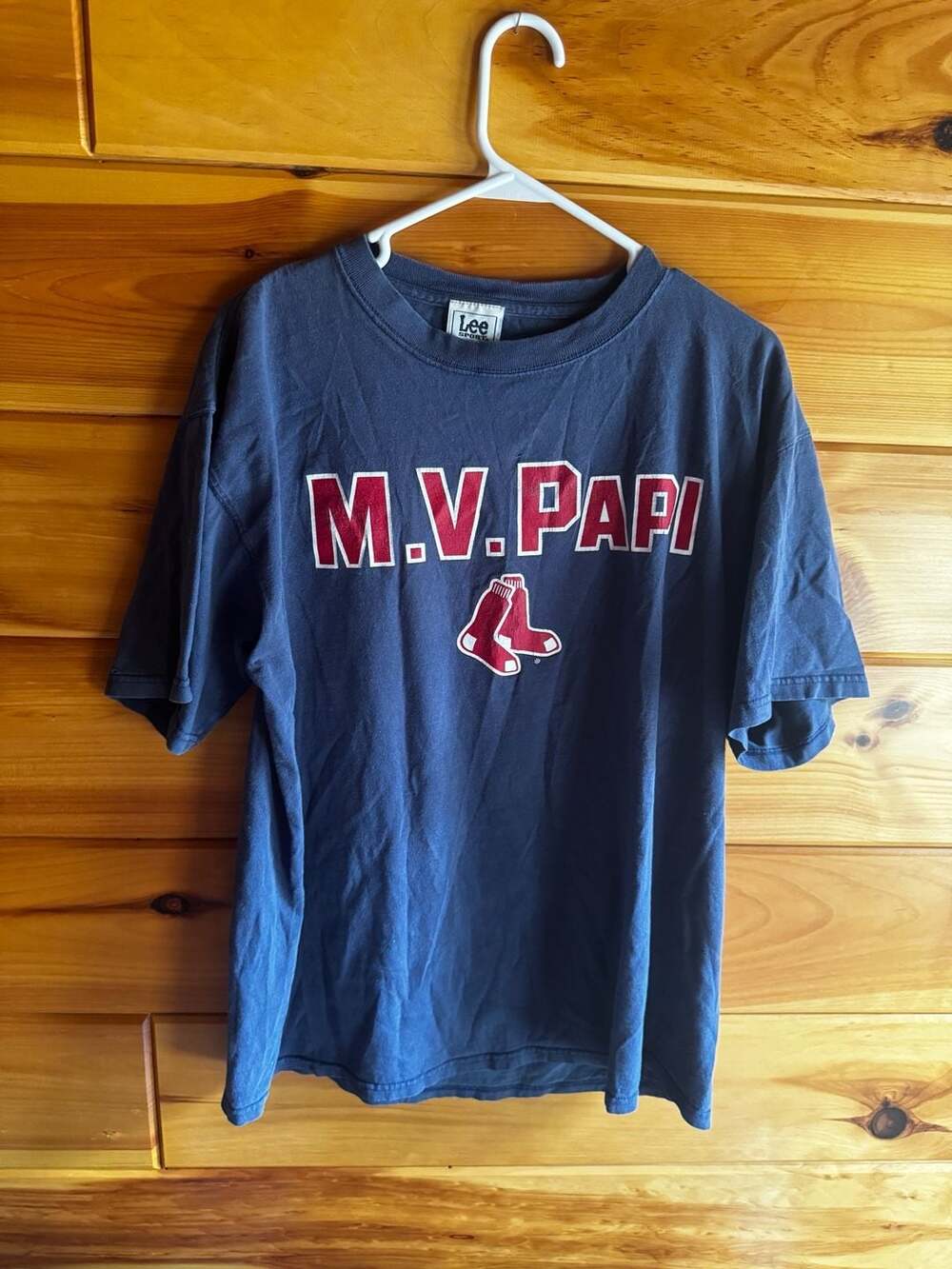 David Ortiz Big Papi Boston Red Sox T-Shirt Men’s Large
